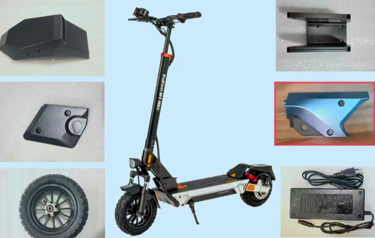 Spare Parts KUKIRIN M4 MAX:riser,folding base, rear fork,dust cover,instrument,reflector etc...