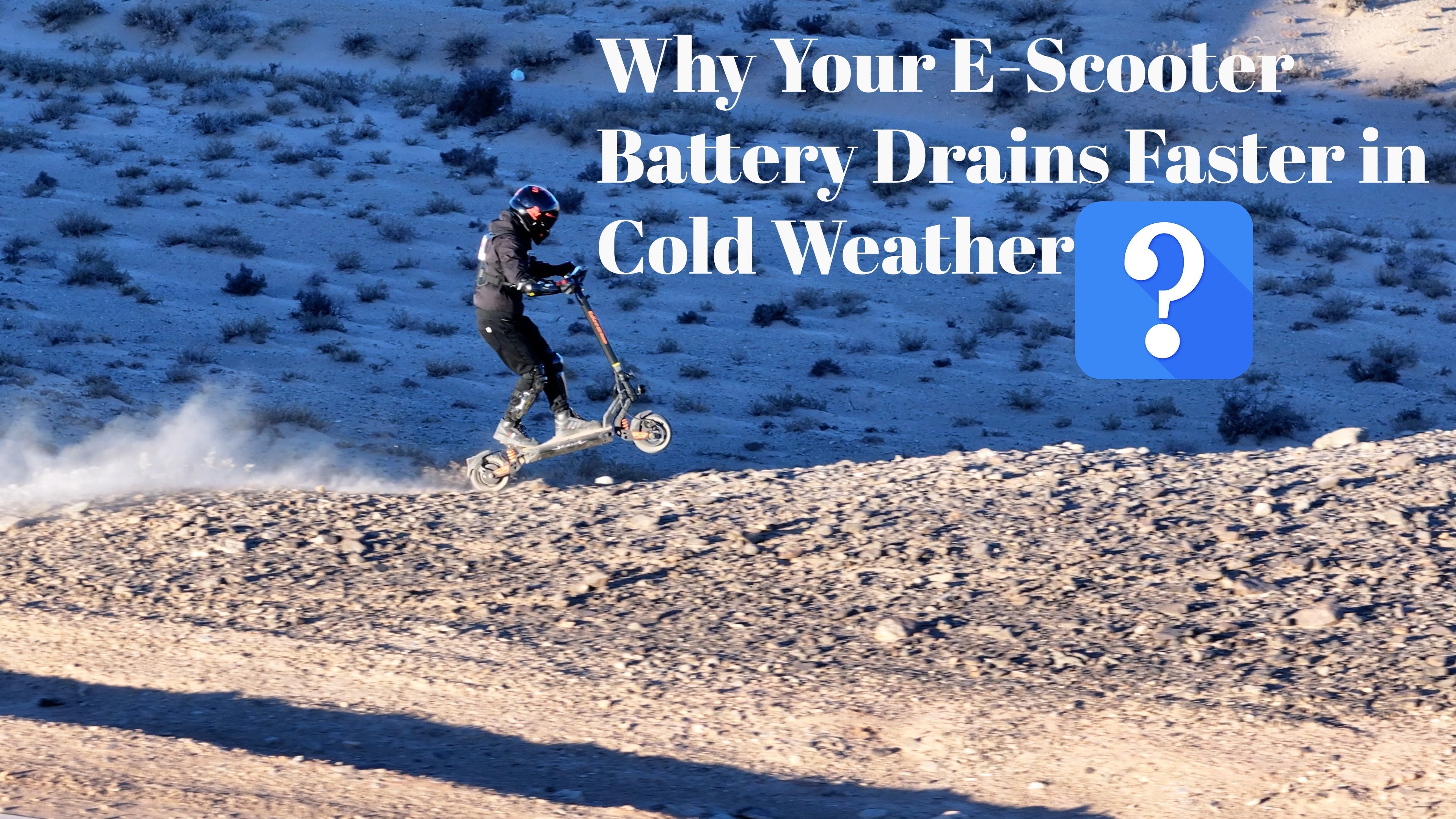 Why Your E-Scooter Battery Drains Faster in Cold Weather？
