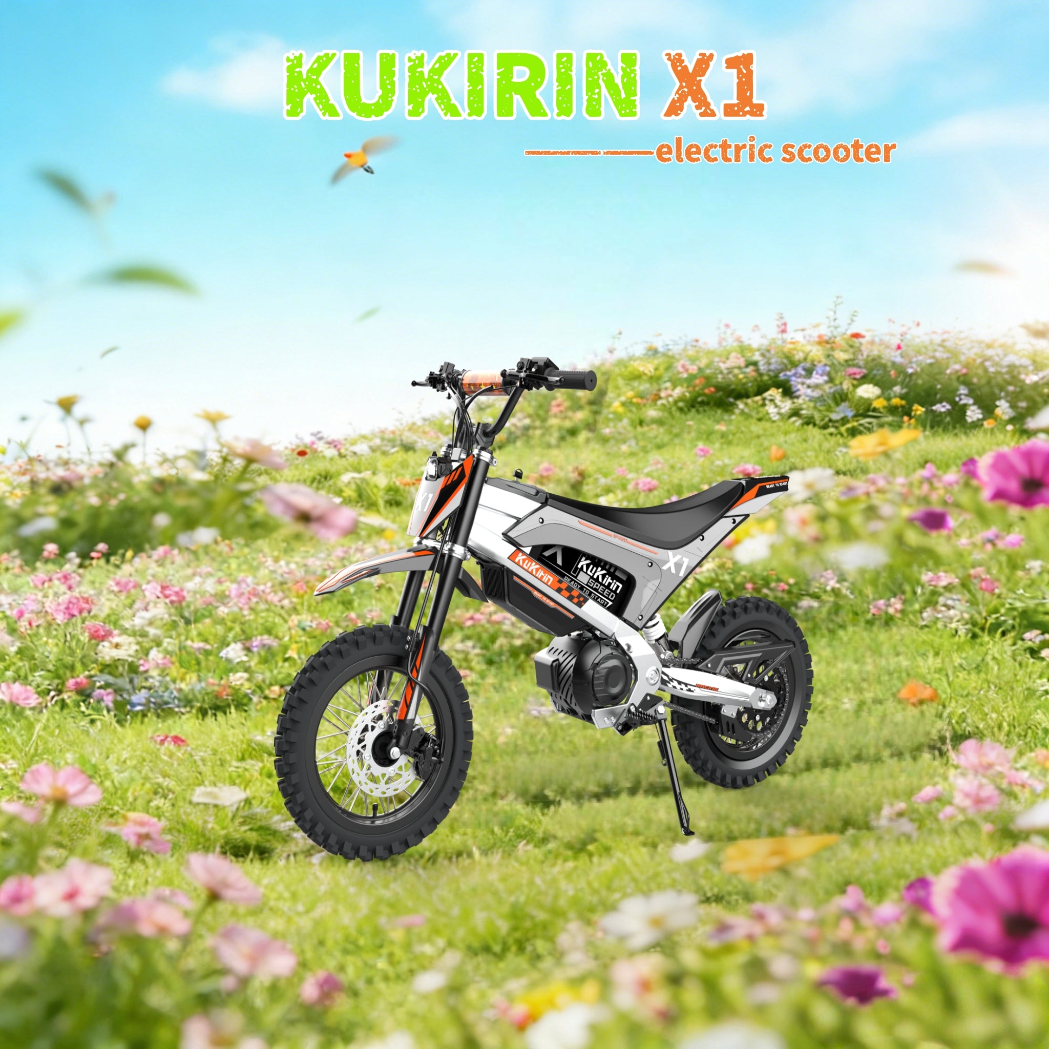 Kukirin X1 Electric Motorcycle | 1000W Powerful Motor | 50KM/H Max Speed | 48V 20.8Ah Battery