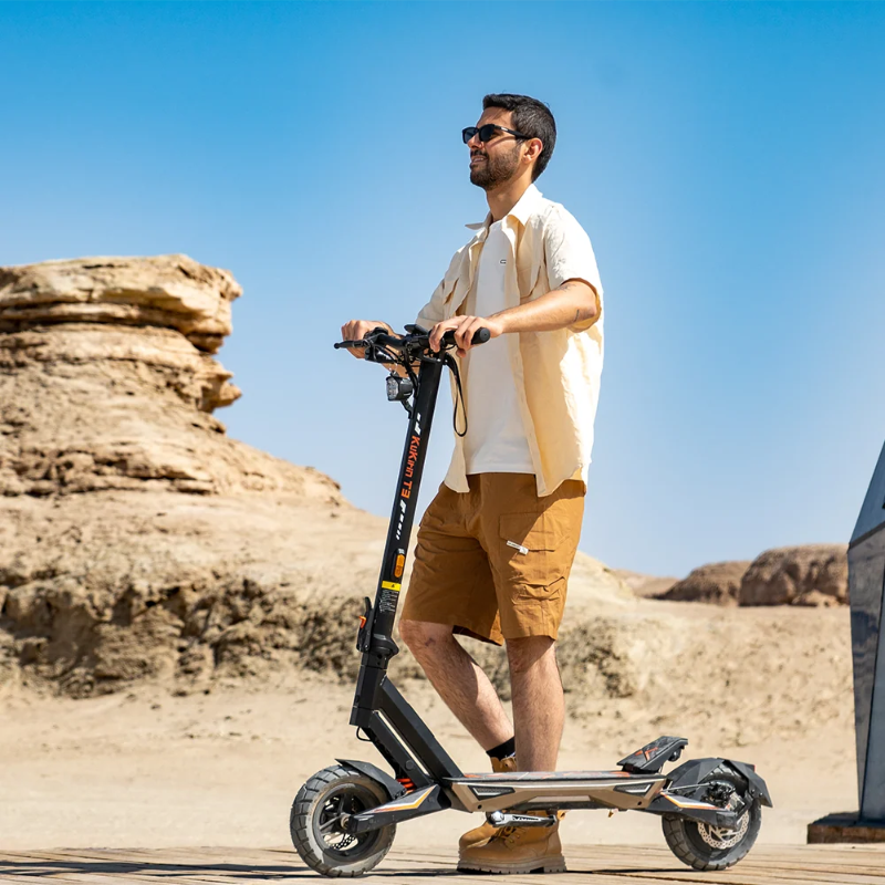 KuKirin T3 Electric Scooter | 48V 15.6Ah Battery | 45km/h Max Speed | 800W Motor | 58km Range | 10-inch Tubeless Tires