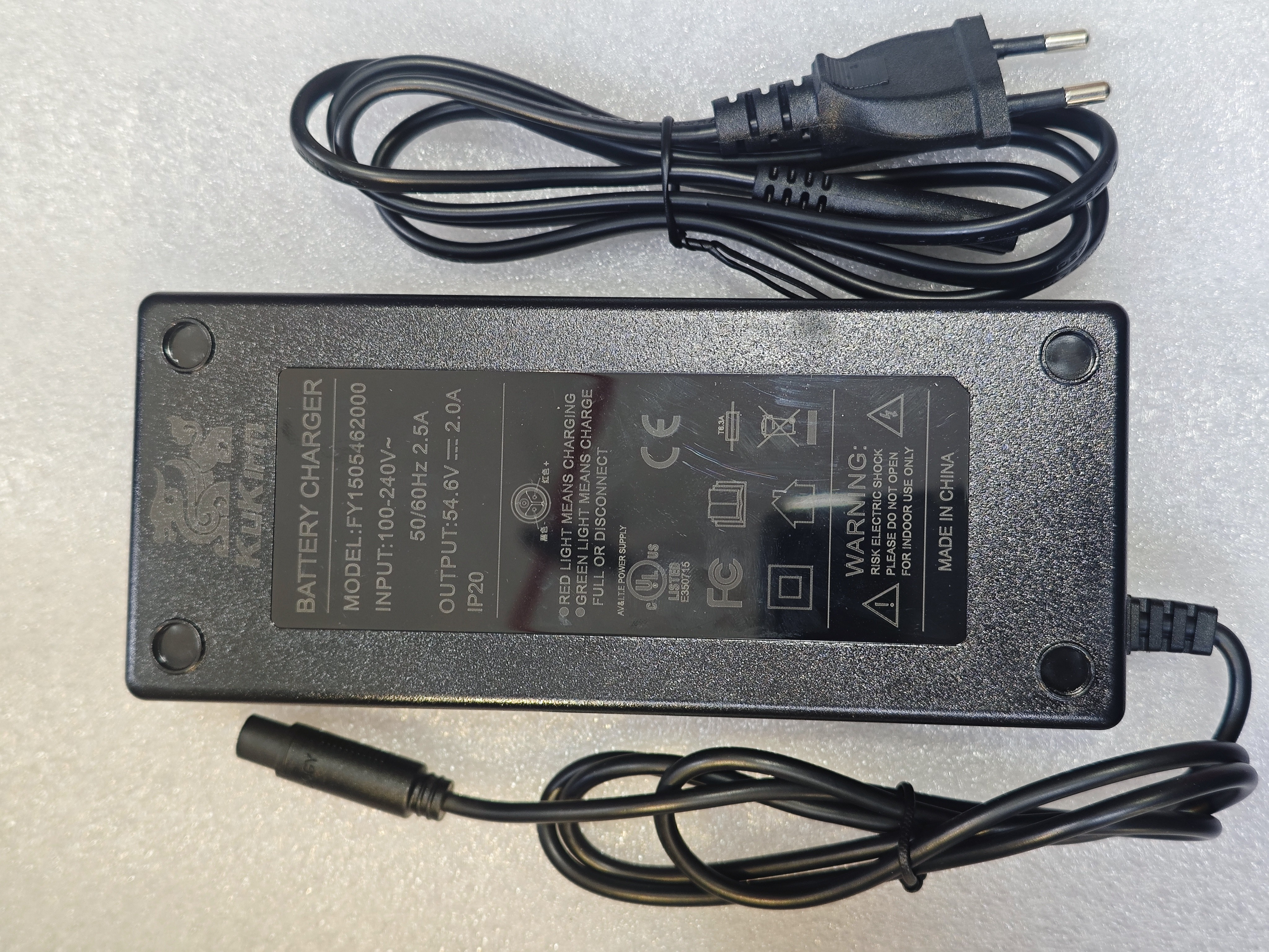Spare Parts Kukirin Electric Scooter Charger and Charger Port